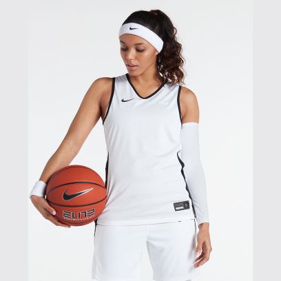 Omkeerbaar basketbalshirt Nike Team Zwart & Wit voor dames