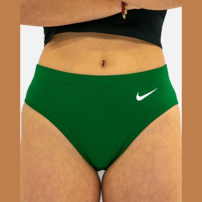 Culotte de running Nike Stock Brief Verte pour Femme NT0309-302