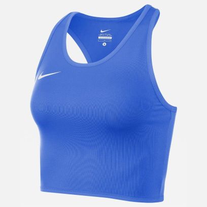 Débardeur Court Nike Team Stock Cover Top Bleu Royal pour Femme NT0312-463