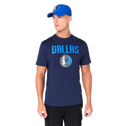 T-shirt New Era Dallas Mavericks Noir Unisexe