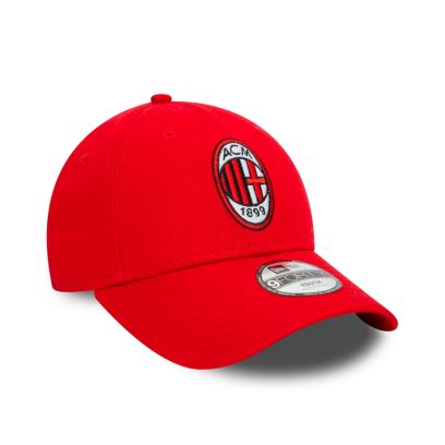 Casquette New Era Ac Milan Rouge pour Enfant