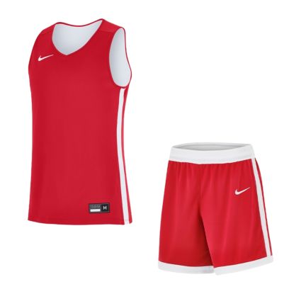 pack basket nike team 25 pour homme maillot reversible short rouge