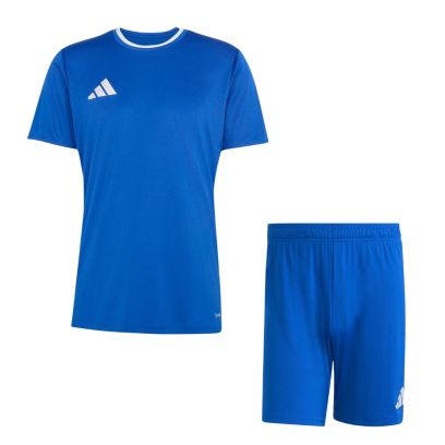 ensemble adidas entrada 26 enfant maillot short bleu royal