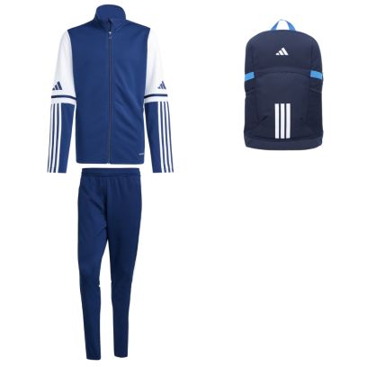 Ensemble adidas Squadra 25 pour Enfant. Survêtement + Sac à dos (3 pièces)