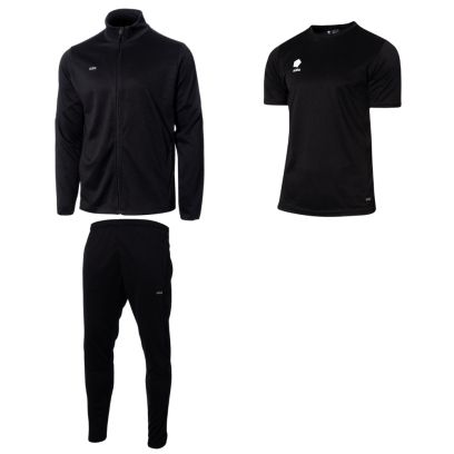ensemble football soka soul 23 homme survetement maillot noir