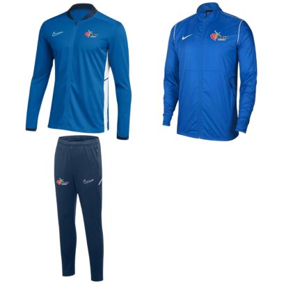 Pack Noeux Athletisme pour Enfant (3 pièces) | Veste de survêtement + Pantalon de survêtement + Coupe-vent |