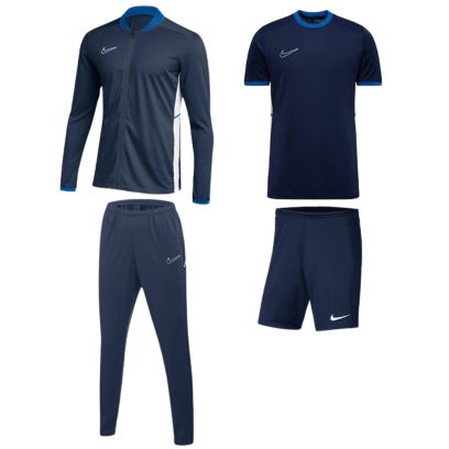 ensemble nike academy 25 pour homme survetement veste pantalon maillot short bleu marine
