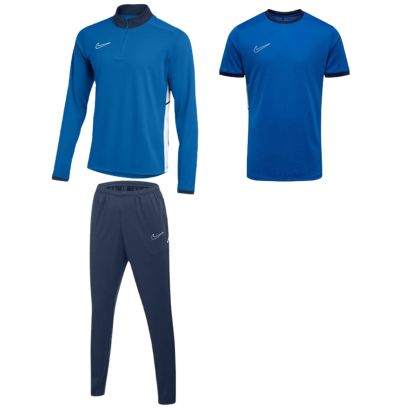 ensemble nike academy 25 pour homme survetement sweat pantalon maillot bleu royal