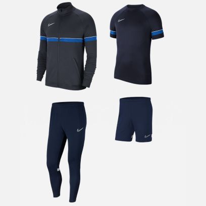Set di prodotti Nike Academy 21 per Bambino. Tuta + Maglia + Short (4 prodotti)