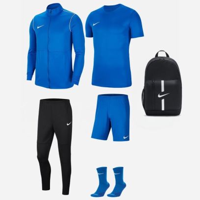 Pack Entrainement Nike Park 20 maillot, short, chaussettes, survetement, sac, parka
