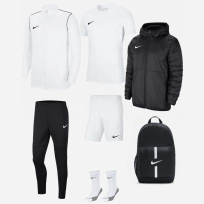 Ensemble Nike Park 20 pour Enfant. Survêtement + Maillot + Short + Chaussettes + Parka + Sac (7 pièces)