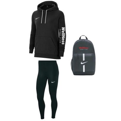 Pack Wellness Sport Club pour Femme (3 pièces) | Sweat à capuche + Legging + Sac à dos |