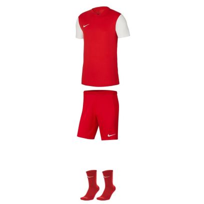 Ensemble Nike enfant| Pack 3 pièces | Maillot Tiempo II Short Park III Chaussettes Squad DH8389 BV6865 SK0030