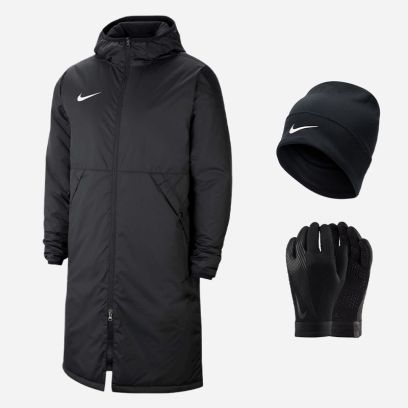 pack hiver nike winter park 20 pour homme veste gants bonnet noir