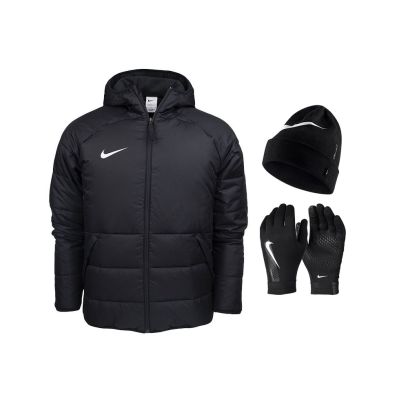 Conjunto de produtos Inverno Nike Academy Pro 24 para Homem. Boné + Luvas + Parka (3 itens)
