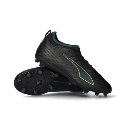 Enfant Ultra 6 Match FG/AG - Black-Fizzy Light-Green Terrain