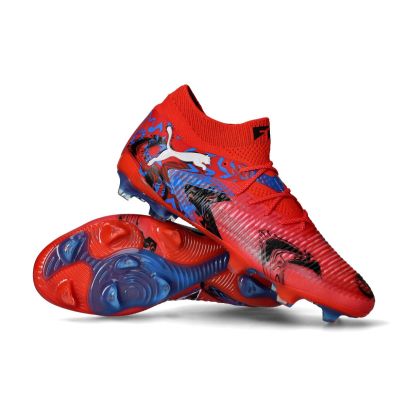Future 8 Ultimate Playmakers FG - Red-Black-Ultra Blue-Pink Pixel