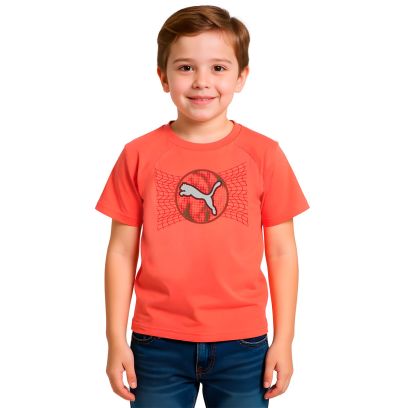 T-shirt Puma Sport Rouge pour Enfant