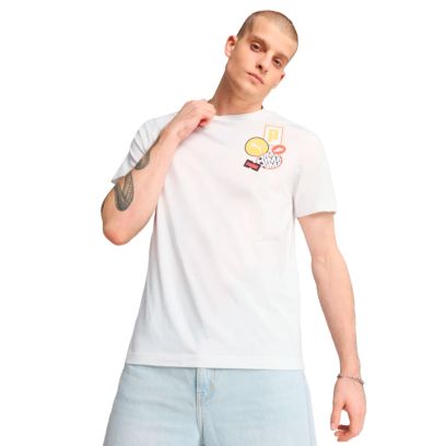 T-shirt Puma Graphic Tee Blanc pour Homme