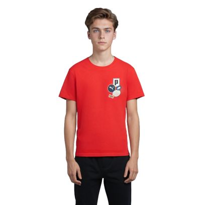 T-shirt Puma Graphic Tee Rouge pour Homme
