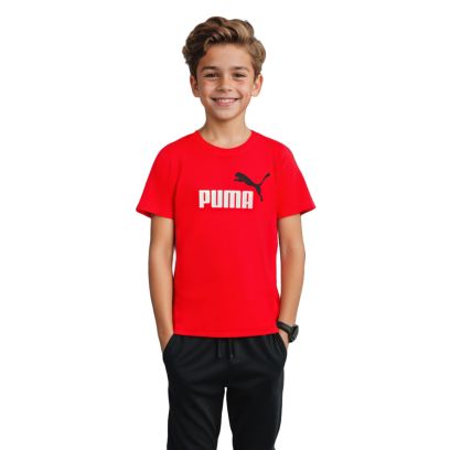 T-shirt Puma Essentials Rouge pour Enfant