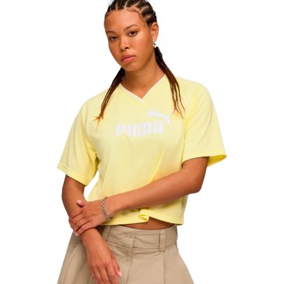 T-shirt Puma Essentials Jaune pour Femme