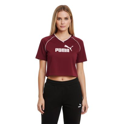 T-shirt Puma Essentials Rouge pour Femme