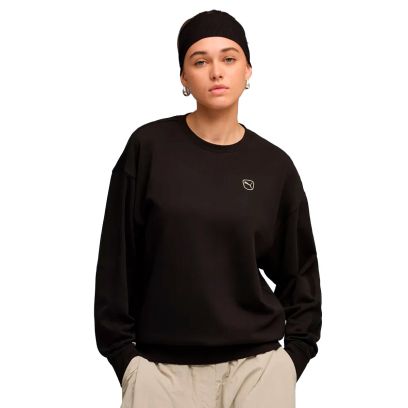Sweat-shirt Puma Essentials Noir pour Femme