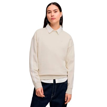 Sweat-shirt Puma Essentials Blanc pour Femme