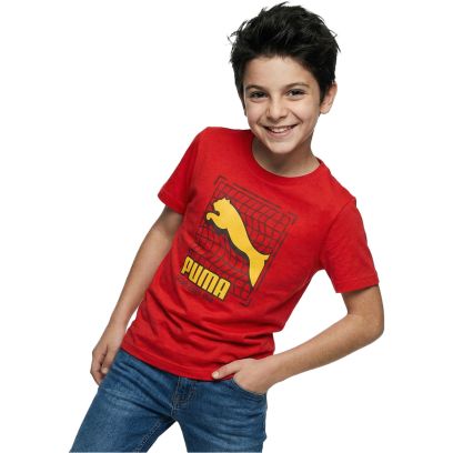 T-shirt Puma Graphics Rouge pour Enfant