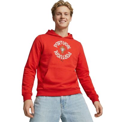 Sweat-shirt Puma Portugal (Fpf) Rouge Unisexe