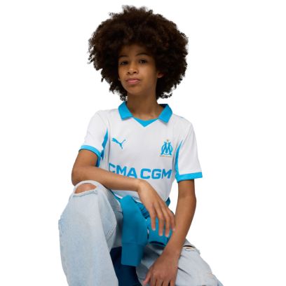 Maillot Puma Olympique Marsella Blanc pour Enfant