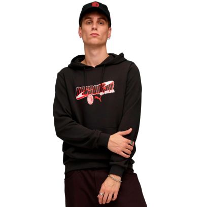 Sweat-shirt Puma Ac Milan Noir Unisexe