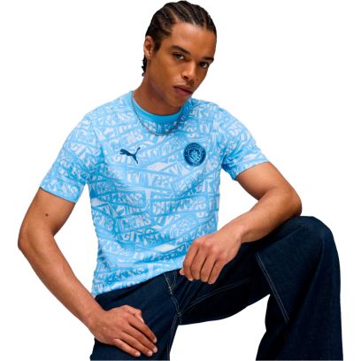 T-shirt Puma Manchester City Bleu Unisexe