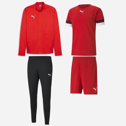 Set di prodotti Puma teamGOAL per Bambino. Tuta + Maglia + Short (4 prodotti)