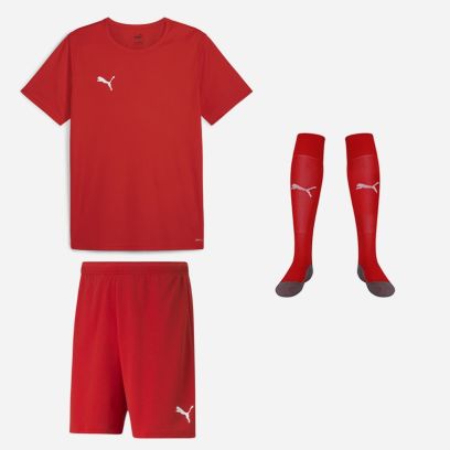 ensemble puma teamrise 3 pieces maillot short chaussettes de football
