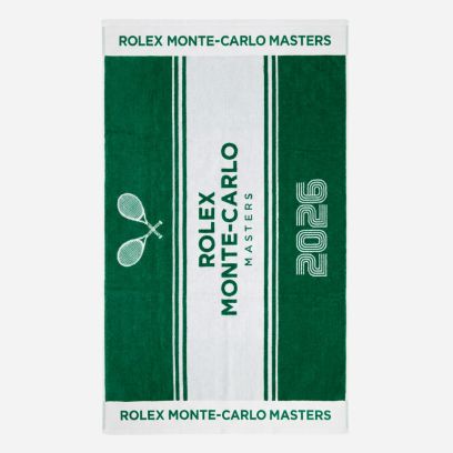 serviette rolex monte carlo masters 2026 green white