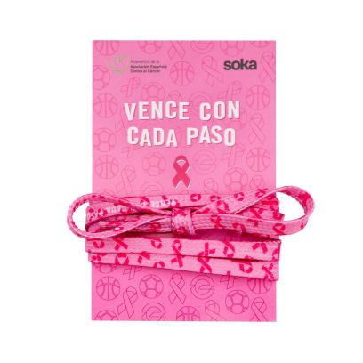 Lacets Soka Contre Le Cancer Rose