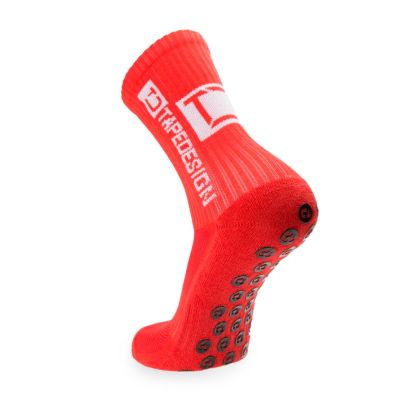 Chaussettes TapeDesign Grip Rouge Unisexe