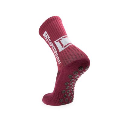 Chaussettes TapeDesign Grip Bordeaux Unisexe