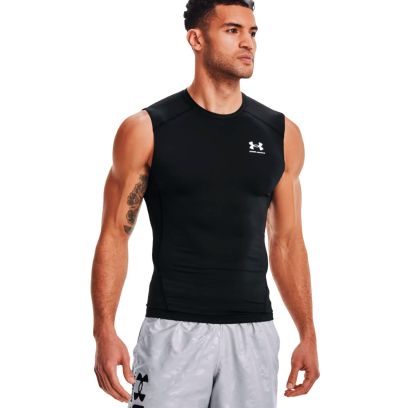 Sans manches HeatGear Compression - Black