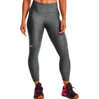 Femme UA Hg Armour Hi Answle Legging - Charcoal Light Heather-White