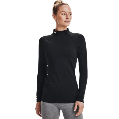 femme Mock Neck ColdGear - blk