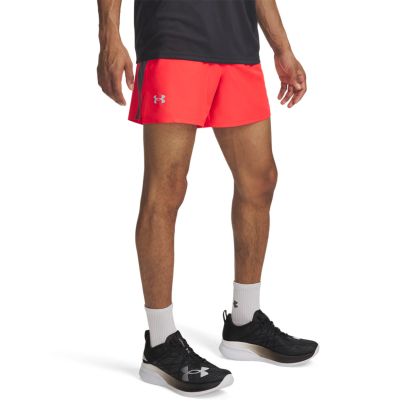 Short Under Armour Launch Rouge pour Homme