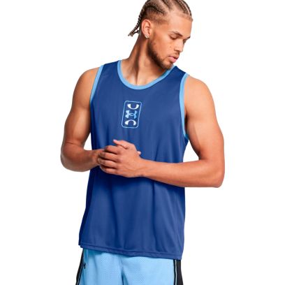 Sin Mangas Hoops Performance - Tech Blue-Horizon Blue