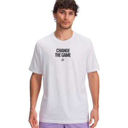 T-shirt Under Armour Player Edition Blanc pour Homme