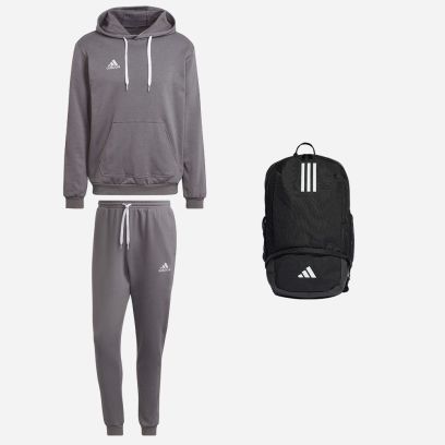 Pack adidas Entrada 22 (3 pièces) | Sweat à capuche + Bas de jogging + Sac à dos |