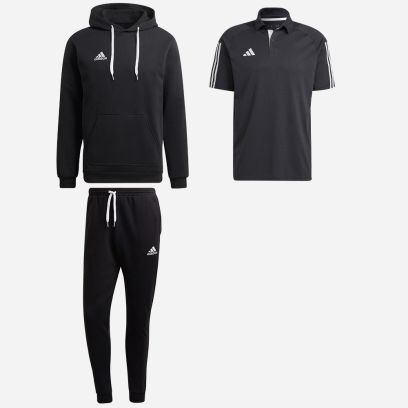 Pack adidas Entrada 22 (3 pièces) | Sweat à capuche + Bas de jogging + Polo |