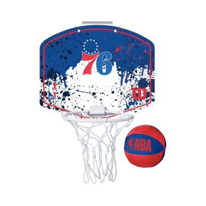 Mini-panier Wilson Philadelphia 76Ers Rouge