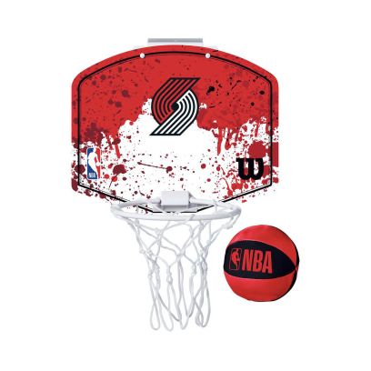 Mini-panier Wilson Portland Trail Blazers Rouge